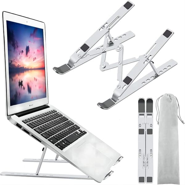 Laptop Stand (Adjustable, Foldable Aluminum)