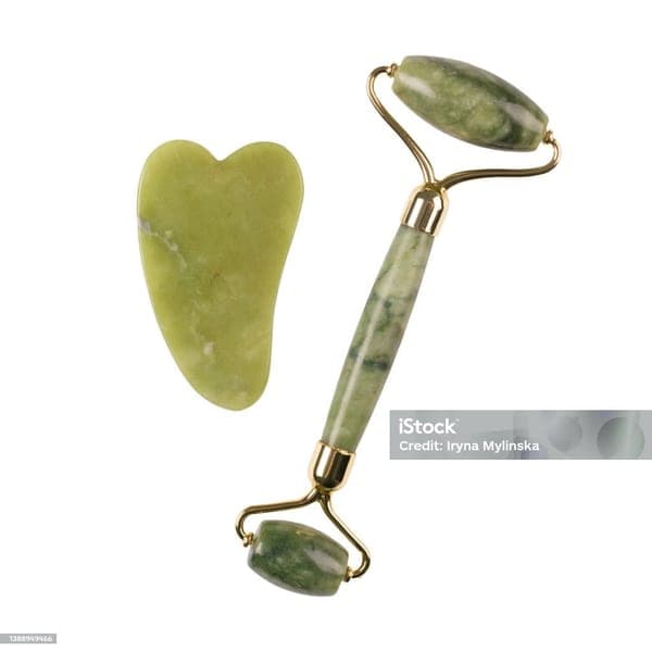 Jade Roller & Gua Sha Facial Massage Set