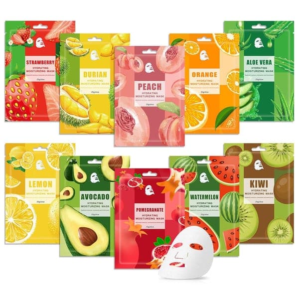 Sheet Face Masks Variety Pack (10 pcs)