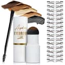 Eyebrow Stamp Stencil Kit 24 Shapes with Pomade 1