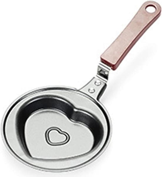 Non-Stick Mini Egg Pan (Heart/Round Shape)