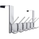 Over-Door Towel Rack Hooks Stainless Steel 4-Hook 1