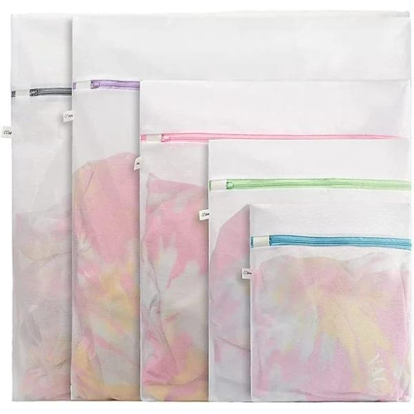 Laundry Mesh Bags Set of 5 for Delicates Machine Wash