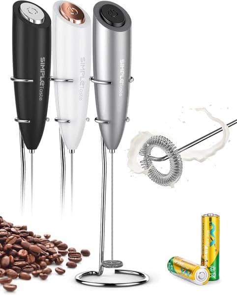 Electric Milk Frother (Handheld, Battery Operated)