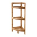Bamboo Bathroom Shelf Organiser 3-Tier Corner Rack 1