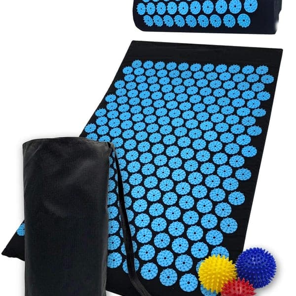 Acupressure Mat and Pillow Set Spike Relief Back Neck