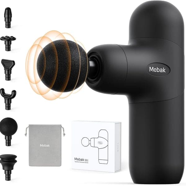 Electric Muscle Massager Gun Mini Portable 6-Head