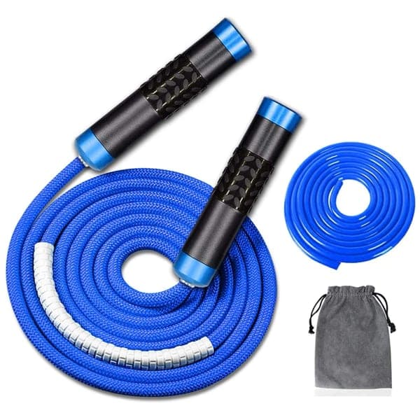 Skipping Rope Weighted 1lb Fitness Training Tangle-Free