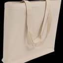 Canvas Tote Bag Large Market Shopper Natural Cotton 1
