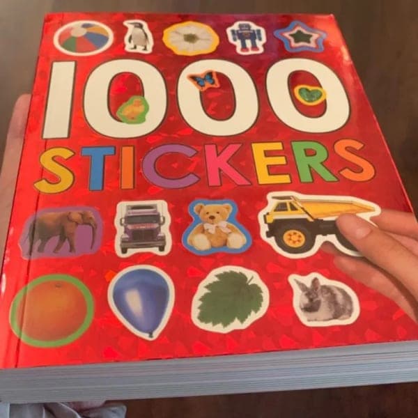 Giant Sticker Book 1000+ Stickers Reusable Activity