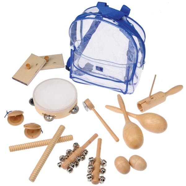 Musical Instrument Set for Kids Toddler Rhythm Band 10-Piece