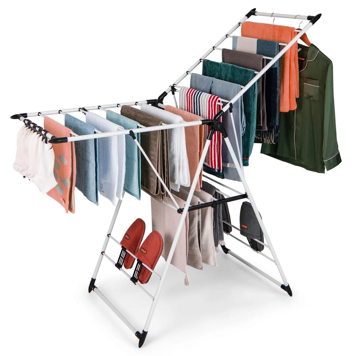 Foldable Clothes Drying Rack (Stainless Steel)