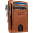 RFID Blocking Slim Wallet (Genuine PU Leather) 1