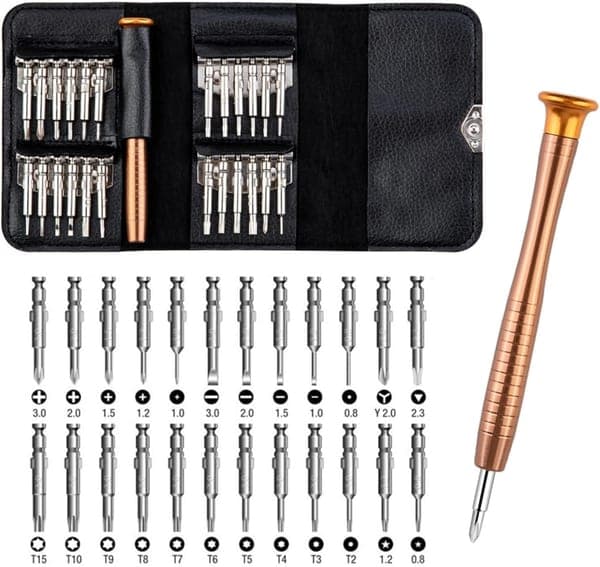 Precision Screwdriver Set (25-in-1, Magnetic)